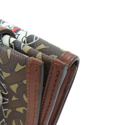 BURBERRY バーバリー ロゴ 二つ折り財布（小銭入れあり） PVC レディース 中古