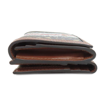 BURBERRY バーバリー ロゴ 二つ折り財布（小銭入れあり） PVC レディース 中古