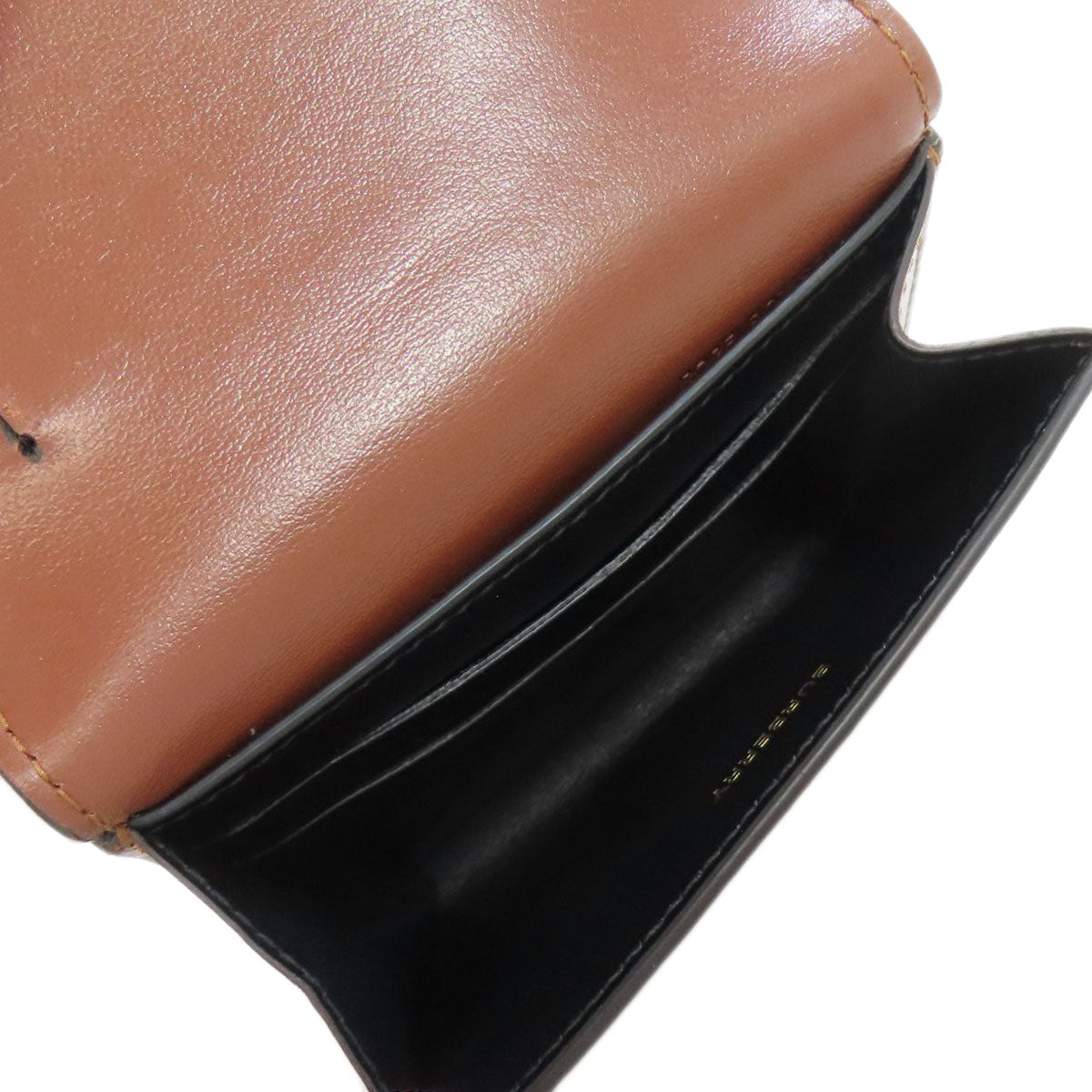 BURBERRY バーバリー ロゴ 二つ折り財布（小銭入れあり） PVC レディース 中古