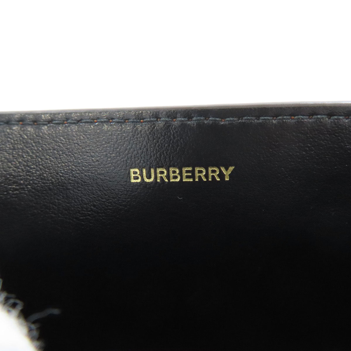 BURBERRY バーバリー ロゴ 二つ折り財布（小銭入れあり） PVC レディース 中古