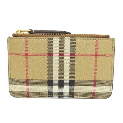 BURBERRY バーバリー ノバチェック コインケース レザー レディース 中古