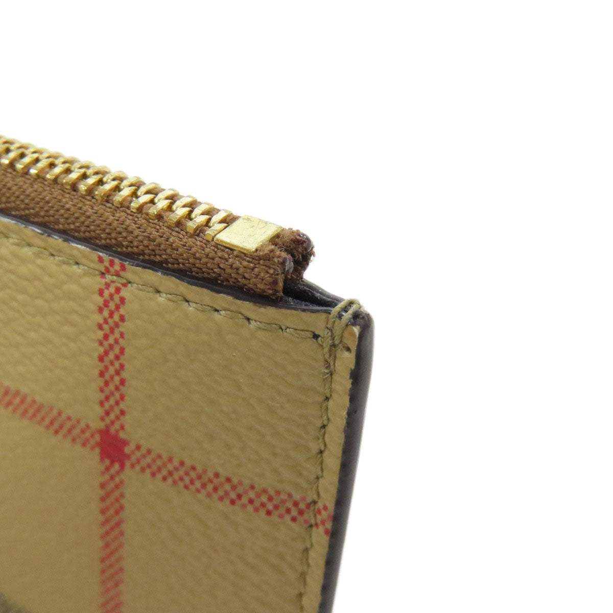 BURBERRY バーバリー ノバチェック コインケース レザー レディース 中古