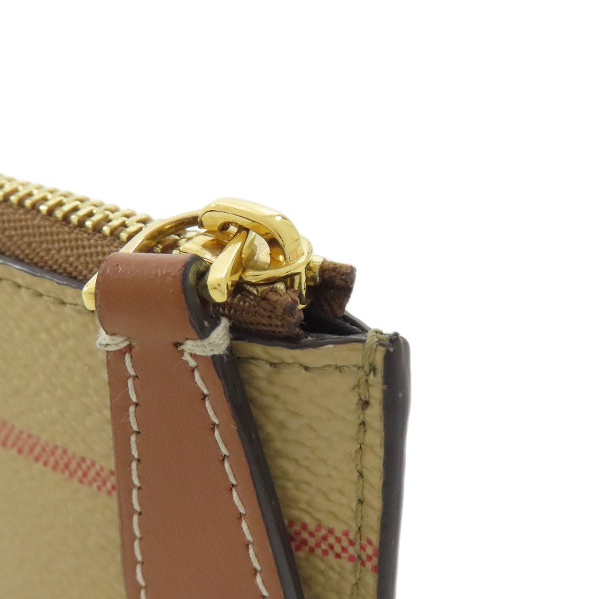 BURBERRY バーバリー ノバチェック コインケース レザー レディース 中古