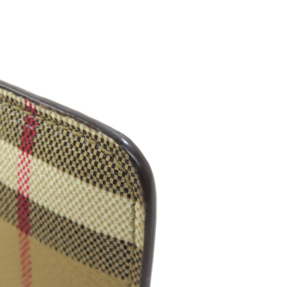BURBERRY バーバリー ノバチェック コインケース レザー レディース 中古