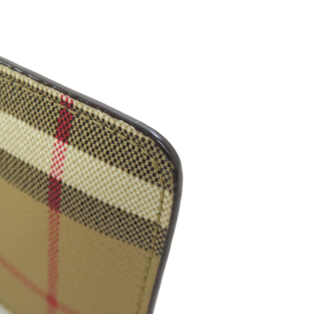 BURBERRY バーバリー ノバチェック コインケース レザー レディース 中古