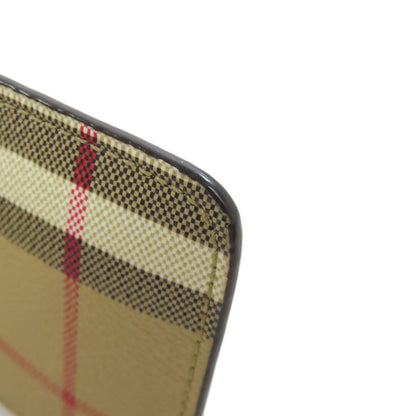 BURBERRY バーバリー ノバチェック コインケース レザー レディース 中古