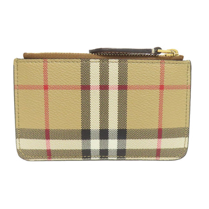BURBERRY バーバリー ノバチェック コインケース レザー レディース 中古