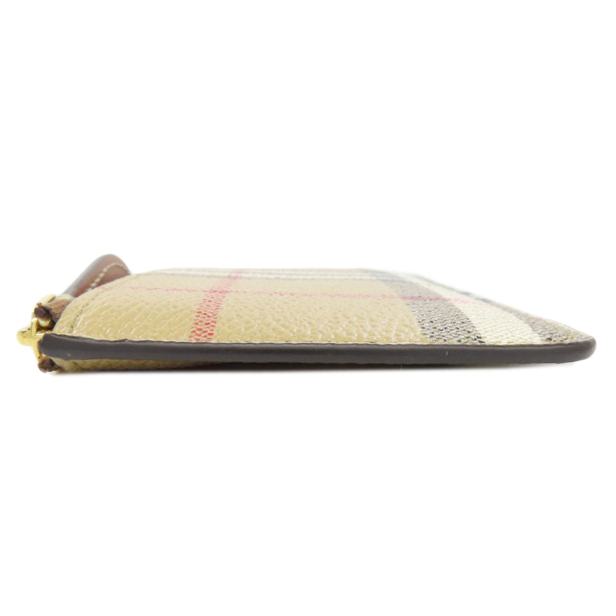 BURBERRY バーバリー ノバチェック コインケース レザー レディース 中古