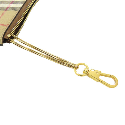 BURBERRY バーバリー ノバチェック コインケース レザー レディース 中古