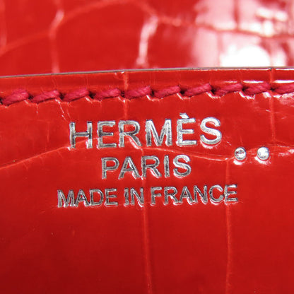 HERMES エルメス バーキン30 シルバー金具 ハンドバッグ ニロティカス レディース 中古
