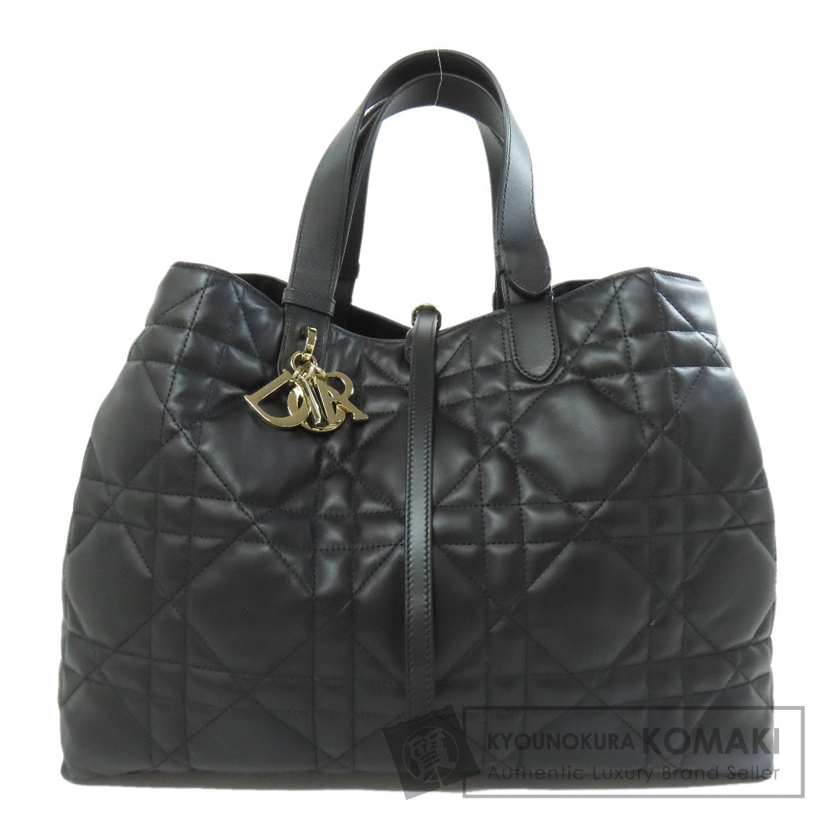 CHRISTIAN DIOR クリスチャンディオール トゥジュール トートバッグ カーフ レディース 中古