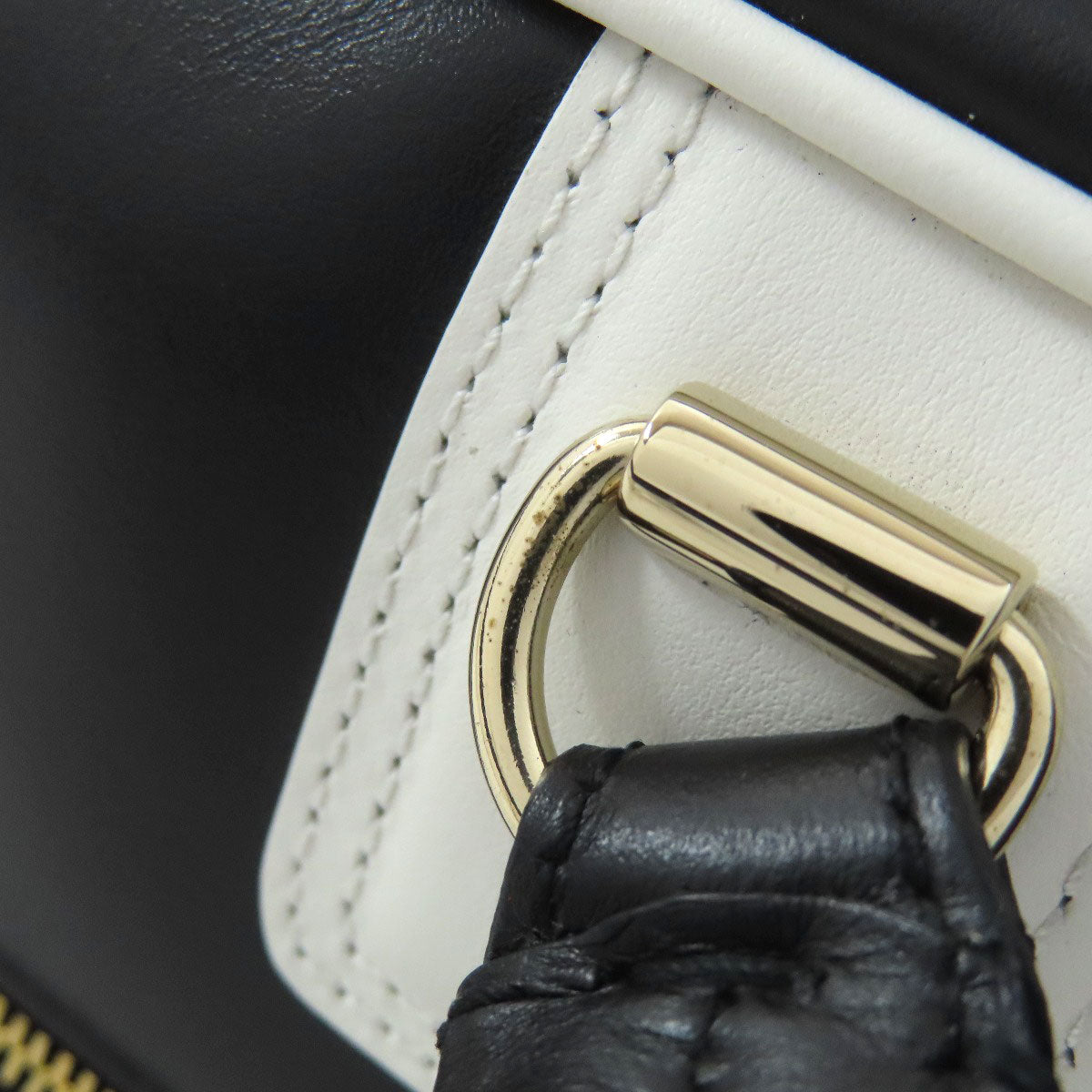 CHRISTIAN DIOR クリスチャンディオール ヴァイブ 2WAY ハンドバッグ カーフ レディース 中古
