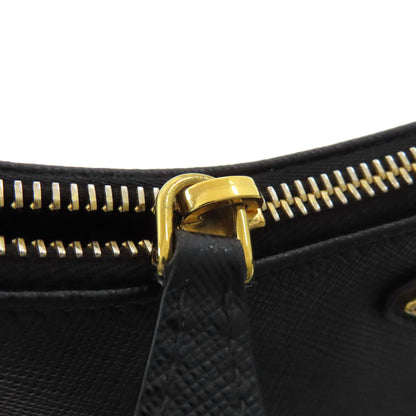 PRADA プラダ ロゴ金具 2WAY ショルダーバッグ サフィアーノ レディース 中古