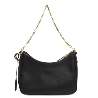 PRADA プラダ ロゴ金具 2WAY ショルダーバッグ サフィアーノ レディース 中古