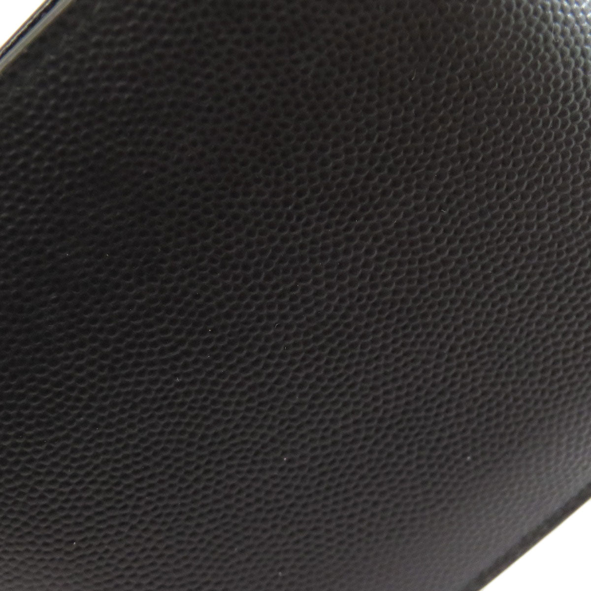 SAINT LAURENT サンローラン ロゴ 二つ折り財布（小銭入れあり） レザー レディース 中古