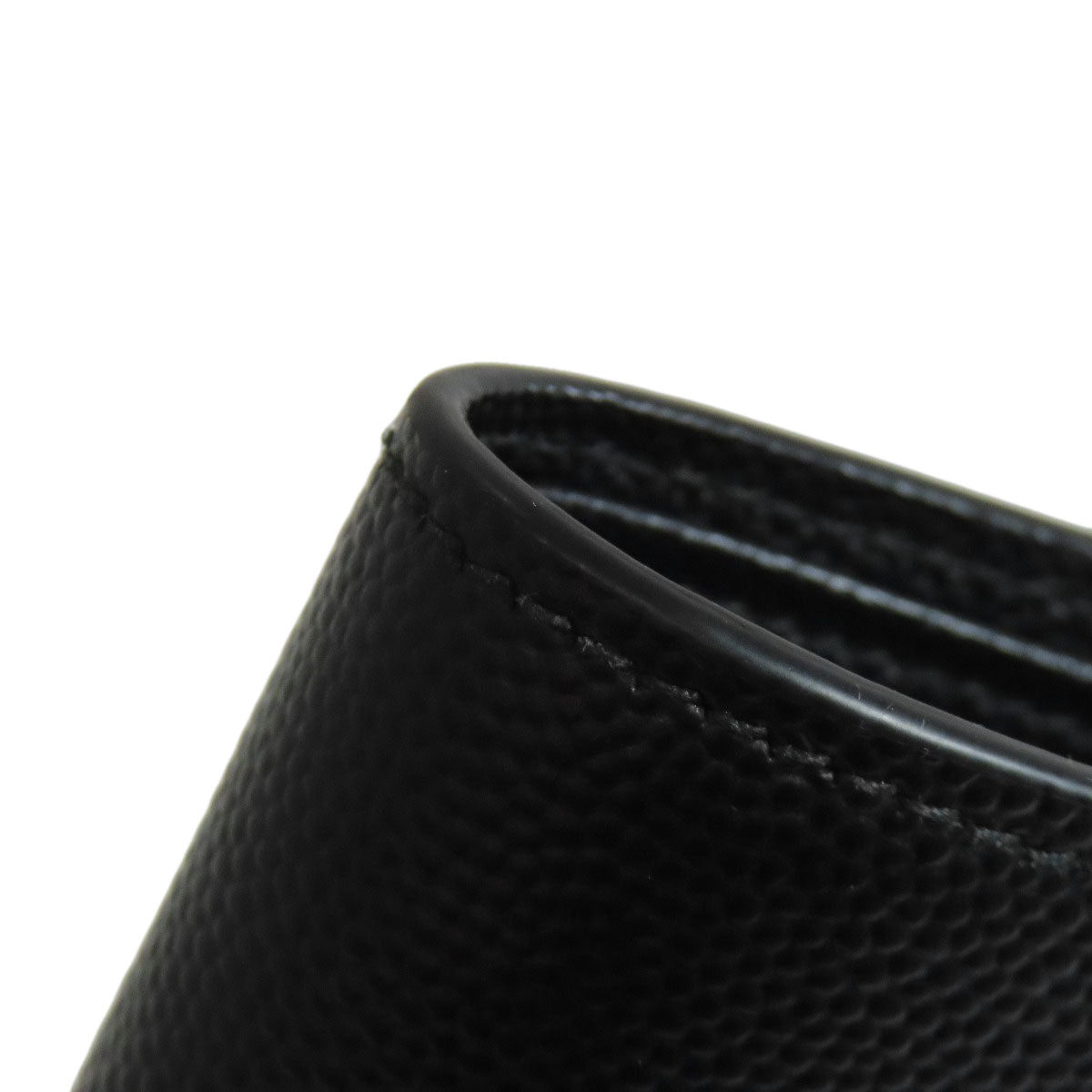 SAINT LAURENT サンローラン ロゴ 二つ折り財布（小銭入れあり） レザー レディース 中古