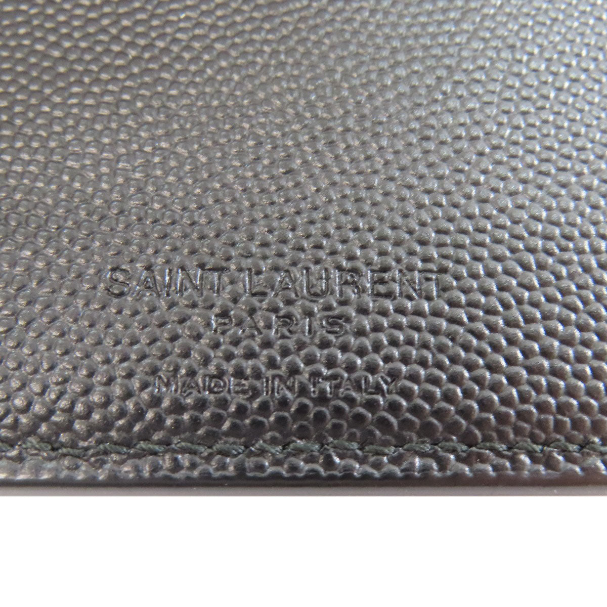 SAINT LAURENT サンローラン ロゴ 二つ折り財布（小銭入れあり） レザー レディース 中古