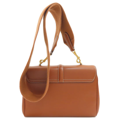 CELINE セリーヌ セーズ ティーン ソフト ショルダーバッグ カーフ レディース 中古