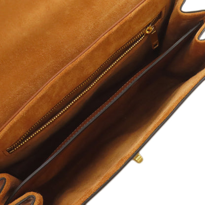 CELINE セリーヌ セーズ ティーン ソフト ショルダーバッグ カーフ レディース 中古