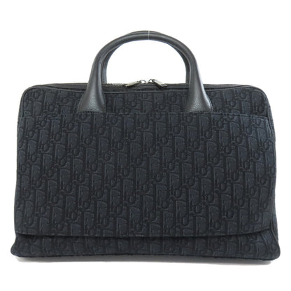 CHRISTIAN DIOR クリスチャンディオール トロッター柄 2WAY ビジネスバッグ キャンバス メンズ 中古