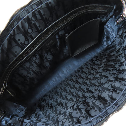 CHRISTIAN DIOR クリスチャンディオール トロッター柄 2WAY ビジネスバッグ キャンバス メンズ 中古