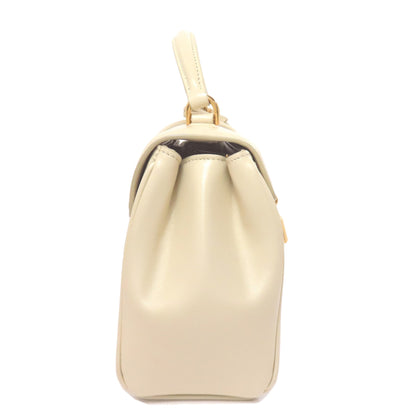 CELINE セリーヌ ロゴ ハンドバッグ レザー レディース 中古