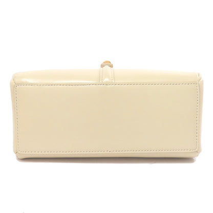 CELINE セリーヌ ロゴ ハンドバッグ レザー レディース 中古