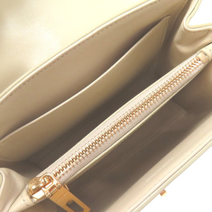 CELINE セリーヌ ロゴ ハンドバッグ レザー レディース 中古