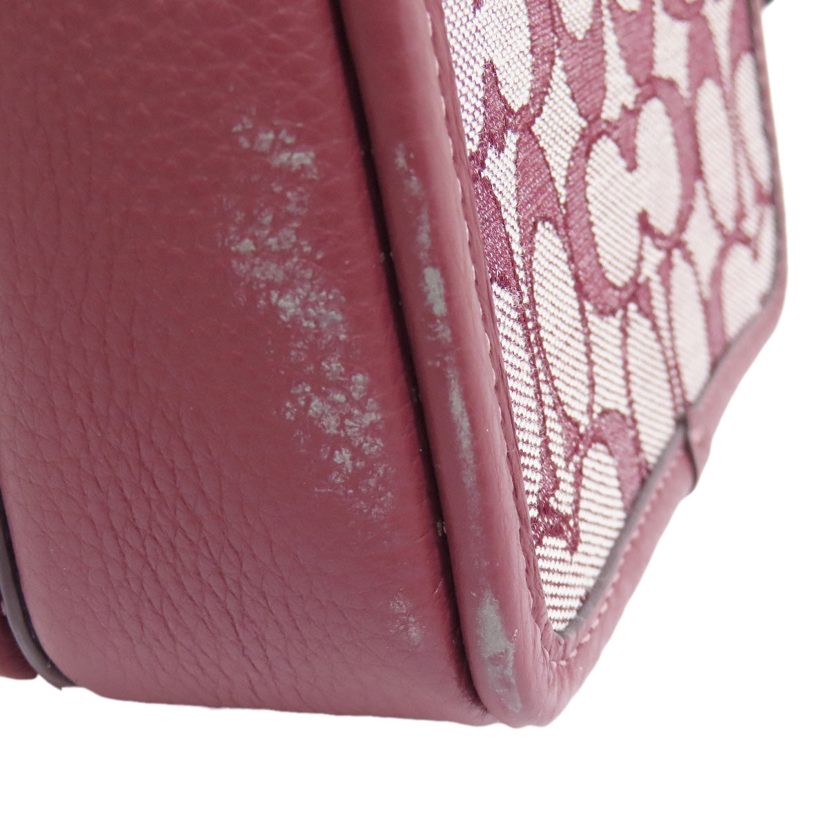 COACH コーチ C8321 シグネチャー ショルダーバッグ キャンバス レディース 中古