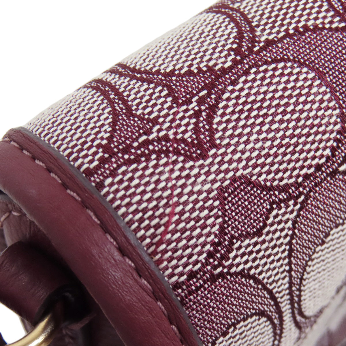 COACH コーチ C8321 シグネチャー ショルダーバッグ キャンバス レディース 中古