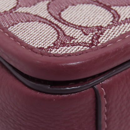 COACH コーチ C8321 シグネチャー ショルダーバッグ キャンバス レディース 中古