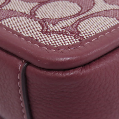 COACH コーチ C8321 シグネチャー ショルダーバッグ キャンバス レディース 中古