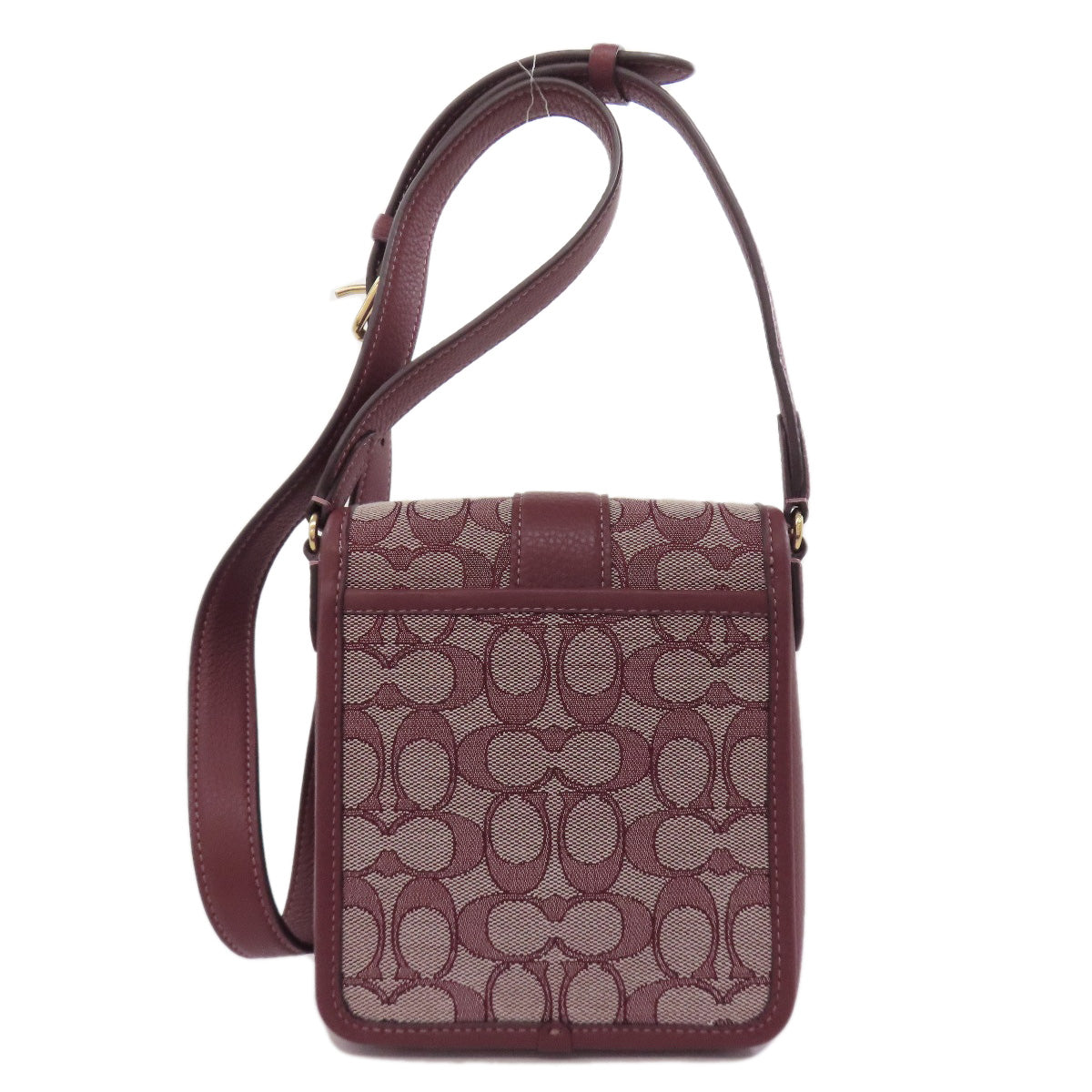 COACH コーチ C8321 シグネチャー ショルダーバッグ キャンバス レディース 中古