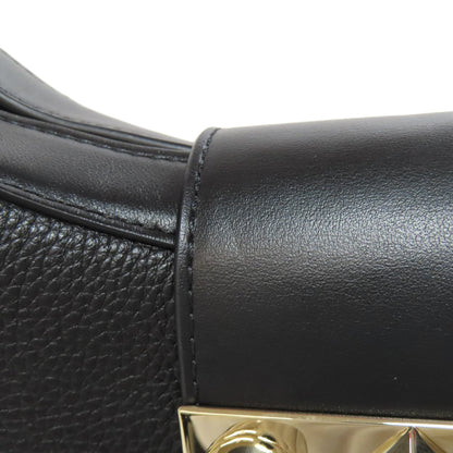 Christian Louboutin クリスチャンルブタン スタッズ ワンショルダー ハンドバッグ レザー レディース 中古