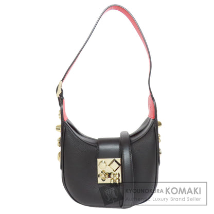 Christian Louboutin クリスチャンルブタン スタッズ ワンショルダー ハンドバッグ レザー レディース 中古