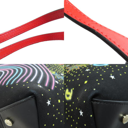 Christian Louboutin クリスチャンルブタン スターライトコレクション トートバッグ キャンバス レディース 中古