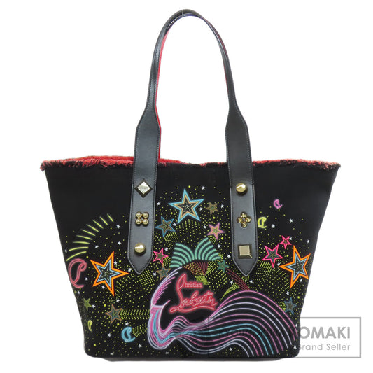 Christian Louboutin クリスチャンルブタン スターライトコレクション トートバッグ キャンバス レディース 中古