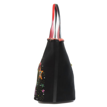 Christian Louboutin クリスチャンルブタン スターライトコレクション トートバッグ キャンバス レディース 中古