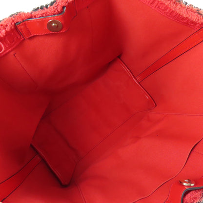 Christian Louboutin クリスチャンルブタン スターライトコレクション トートバッグ キャンバス レディース 中古