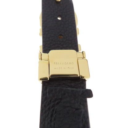 Salvatore Ferragamo サルヴァトーレフェラガモ ガンチーニ金具 ベルト レザー メンズ 中古