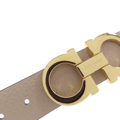Salvatore Ferragamo サルヴァトーレフェラガモ ガンチーニ金具 ベルト レザー メンズ 中古