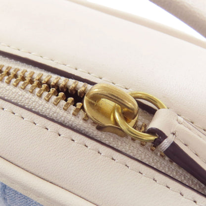 COACH コーチ C4688 シグネチャー 2WAY ハンドバッグ デニム レディース 中古