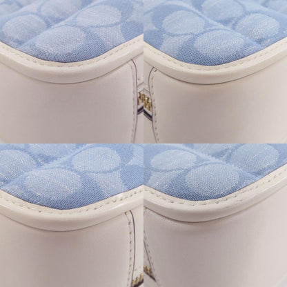 COACH コーチ C4688 シグネチャー 2WAY ハンドバッグ デニム レディース 中古