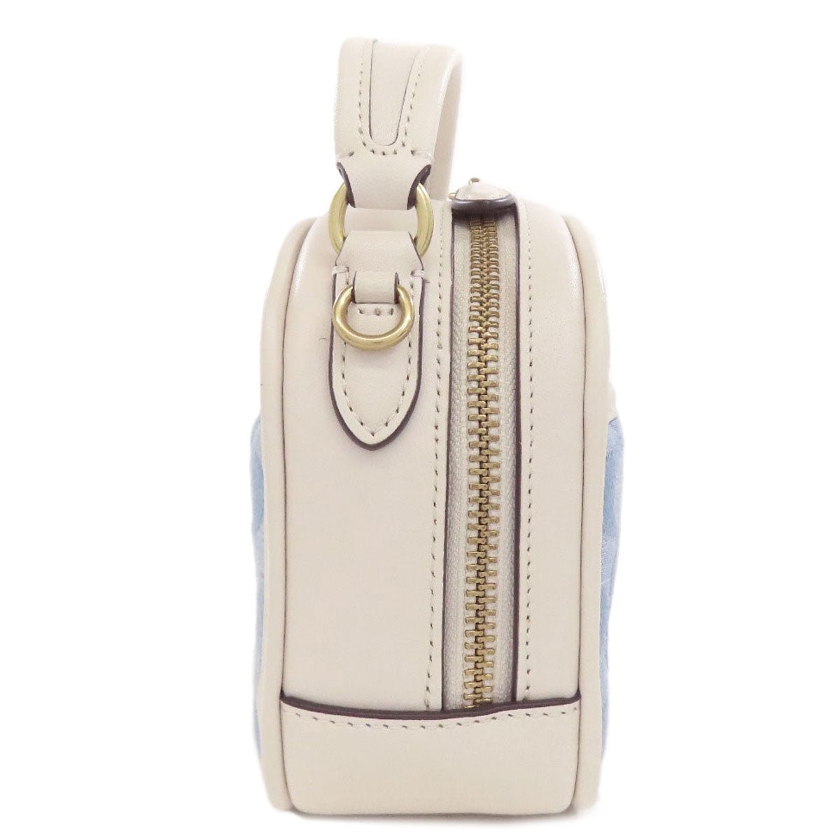 COACH コーチ C4688 シグネチャー 2WAY ハンドバッグ デニム レディース 中古