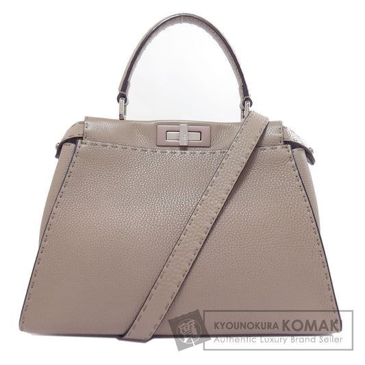 FENDI フェンディ ピーカブー セレリア 2WAY ハンドバッグ カーフ レディース 中古