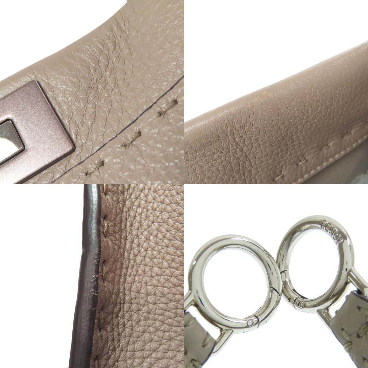 FENDI フェンディ ピーカブー セレリア 2WAY ハンドバッグ カーフ レディース 中古
