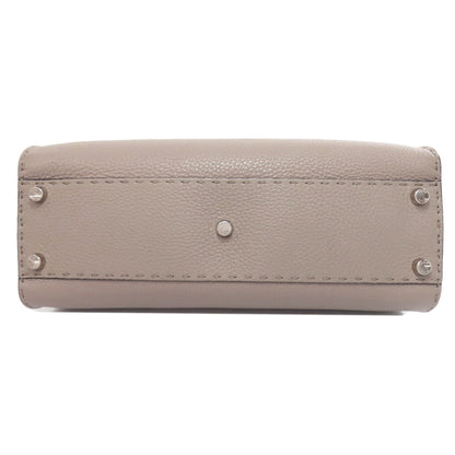 FENDI フェンディ ピーカブー セレリア 2WAY ハンドバッグ カーフ レディース 中古