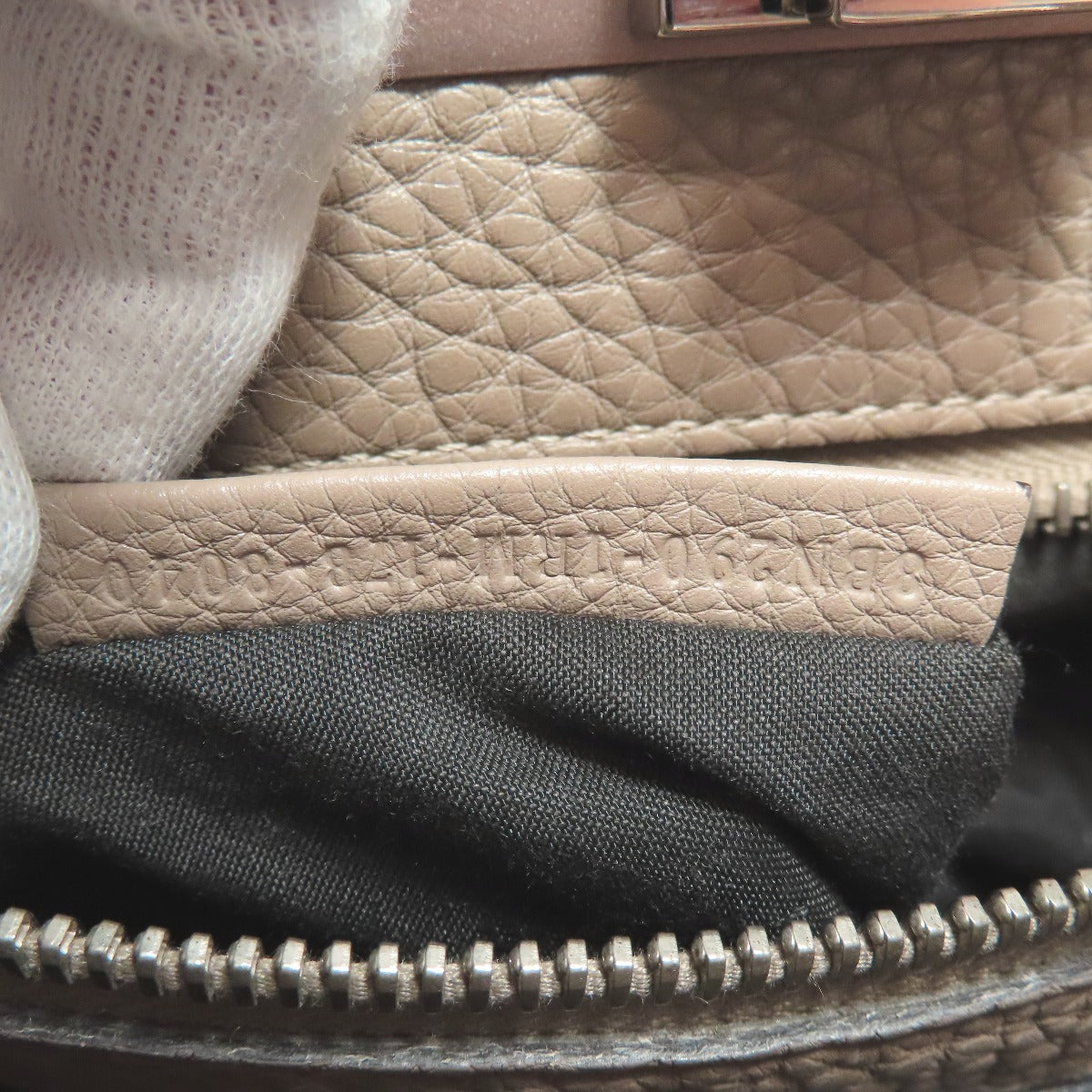 FENDI フェンディ ピーカブー セレリア 2WAY ハンドバッグ カーフ レディース 中古