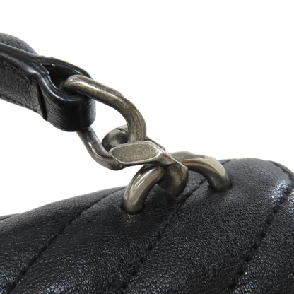 YVES SAINT LAURENT イヴ・サンローラン カサンドラ ショルダーバッグ レザー レディース 中古