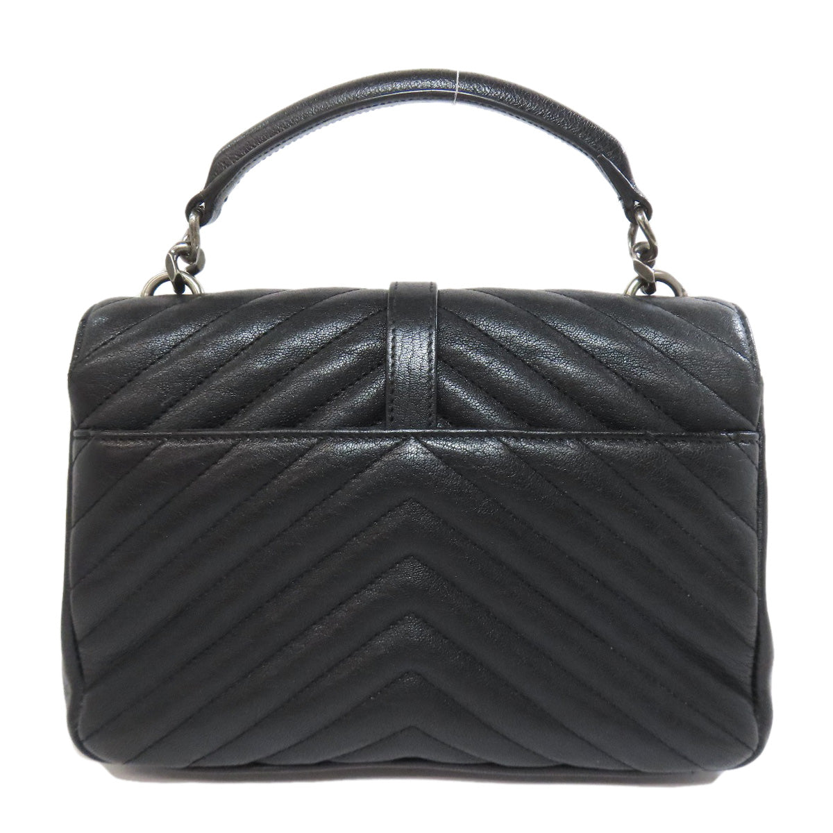 YVES SAINT LAURENT イヴ・サンローラン カサンドラ ショルダーバッグ レザー レディース 中古